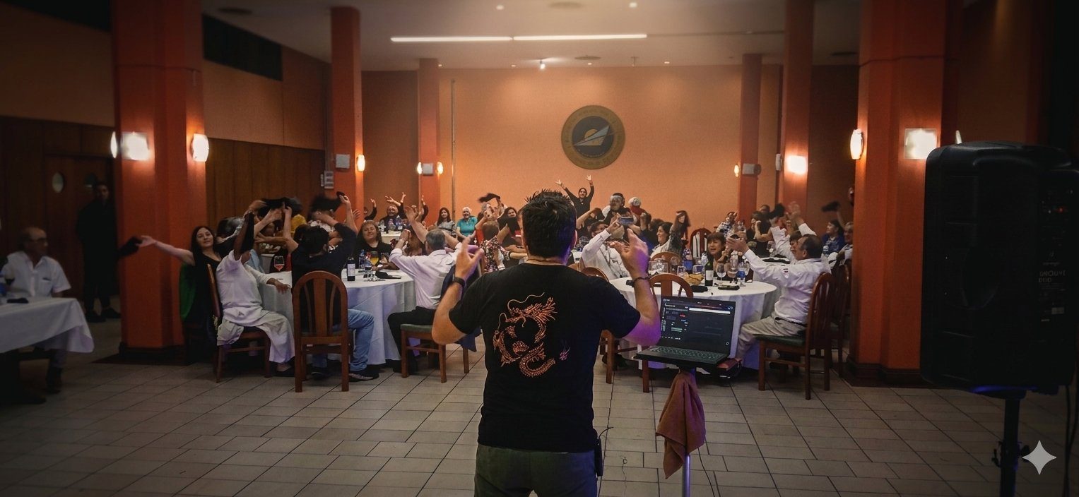 DJ Mendoza - Fiesta al aire libre con luces